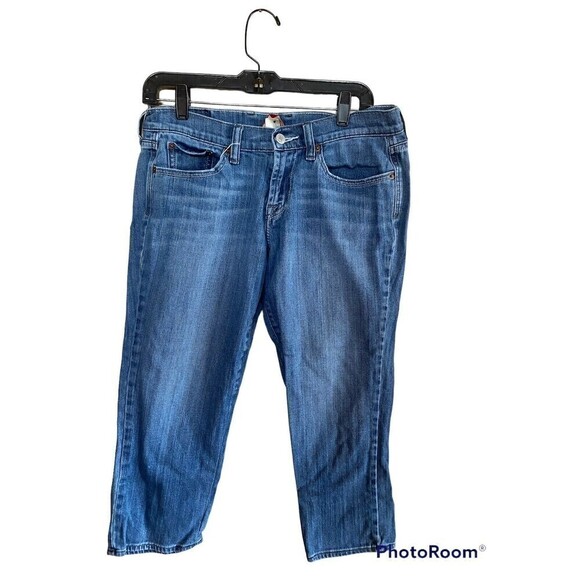 Lucky Brand Classic Rider Crop Denim Jeans. Sz.6/28 - Picture 1 of 4